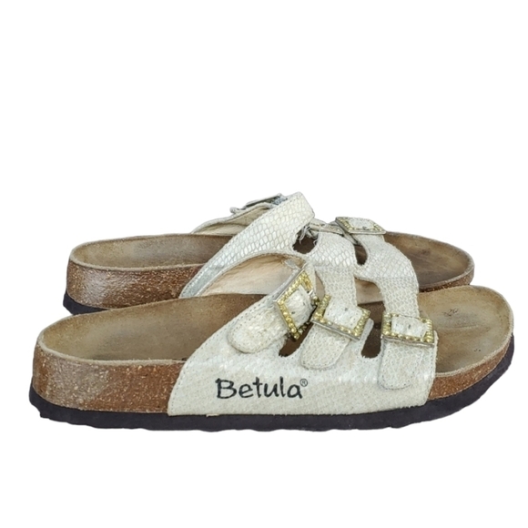 Betula "Like New" Birkenstock sandals flip flop sandals shoes sz 38.US 7-7.5 - Picture 1 of 11